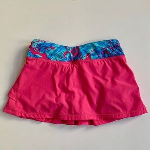 Ivivva Girls Pink Skort sz 4